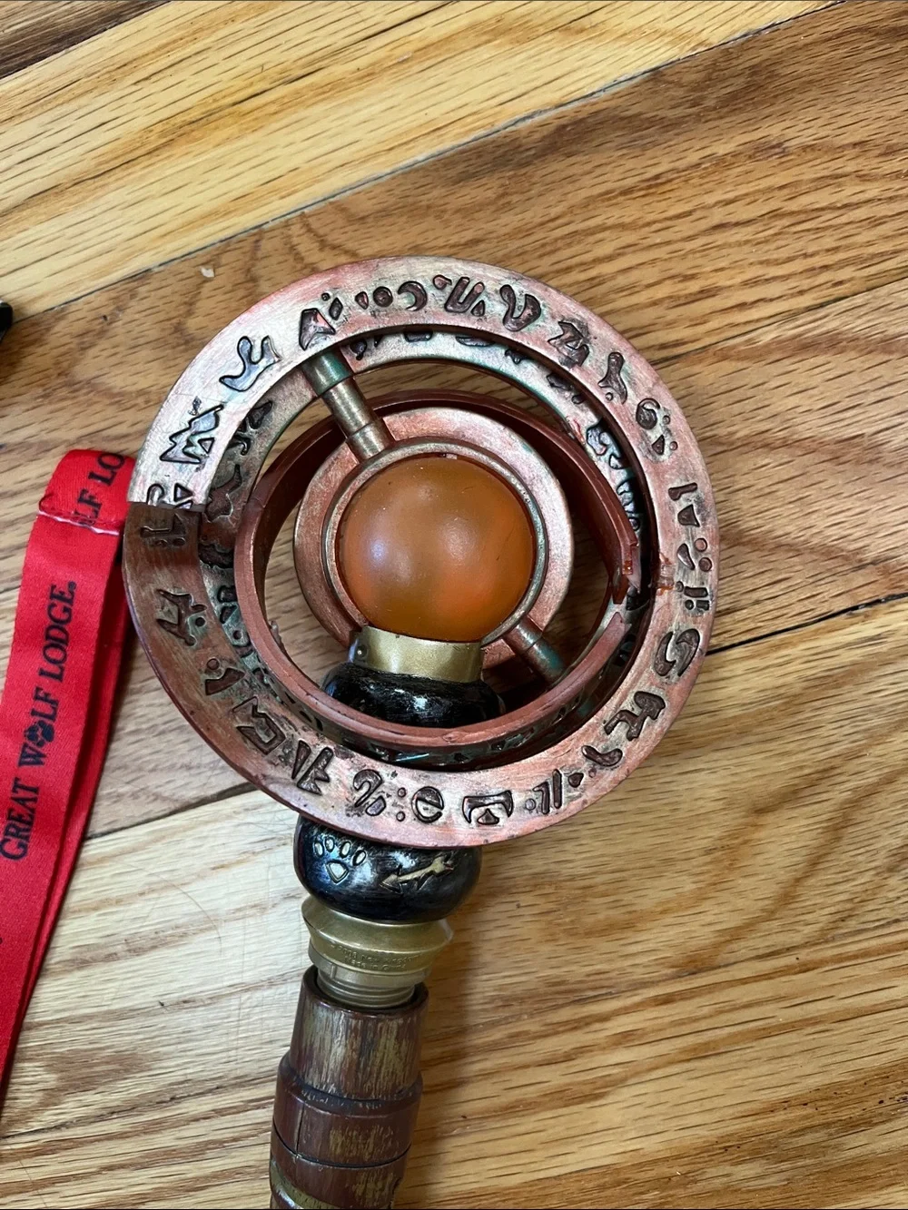 Great Wolf Lodge Brown Pouch, Wands, and accessories